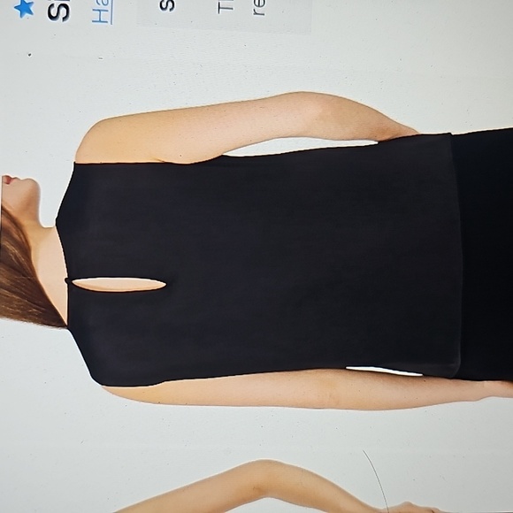 NWT Halogen Single Pleat Sleeveless Satin Shell Black. SIZE 2X - Picture 2 of 15